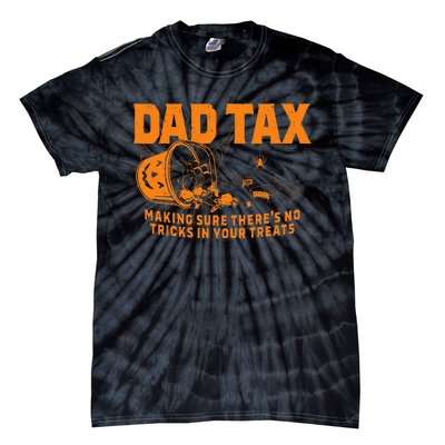 Funny Dad Tax Halloween Tie-Dye T-Shirt