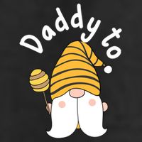 Funny Daddy To Bee New Father To Be Bee Gnome Gift 7 Panel Mesh Trucker Snapback Hat