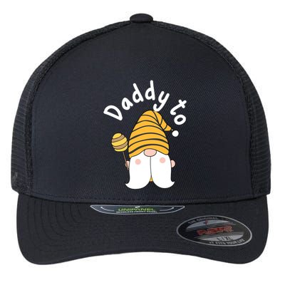 Funny Daddy To Bee New Father To Be Bee Gnome Gift Flexfit Unipanel Trucker Cap
