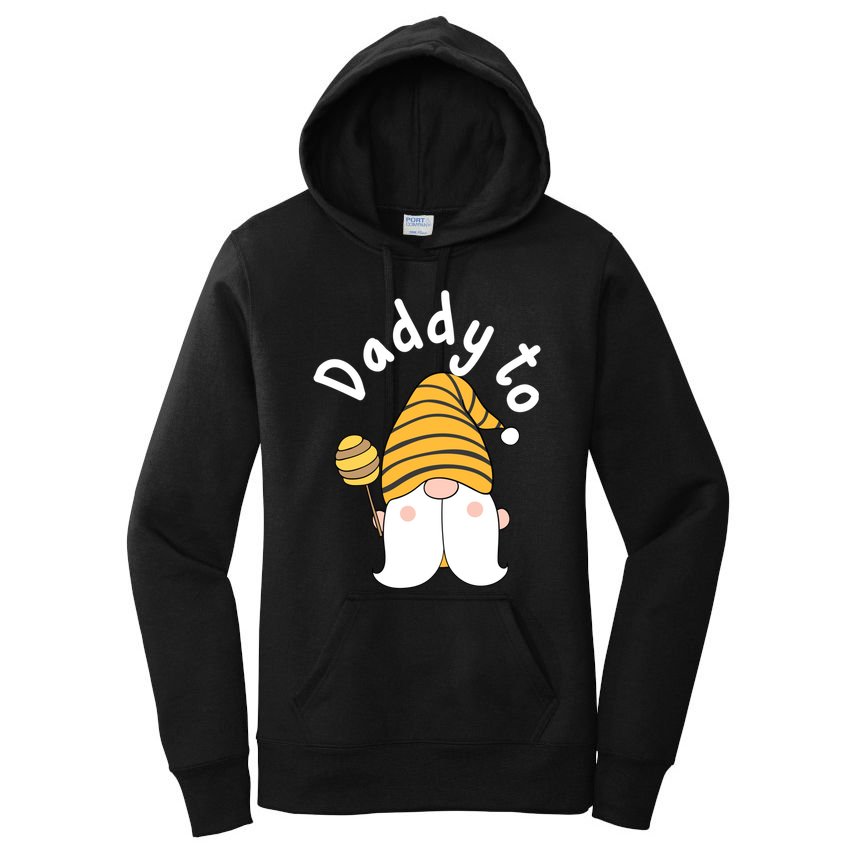 Funny Daddy To Bee New Father To Be Bee Gnome Gift Women's Pullover Hoodie