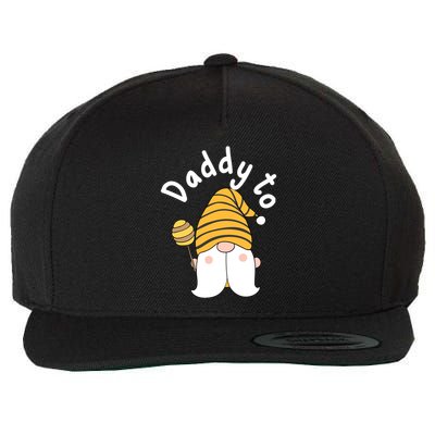 Funny Daddy To Bee New Father To Be Bee Gnome Gift Wool Snapback Cap