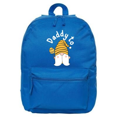 Funny Daddy To Bee New Father To Be Bee Gnome Gift 16 in Basic Backpack