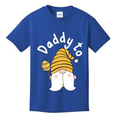 Funny Daddy To Bee New Father To Be Bee Gnome Gift Kids T-Shirt