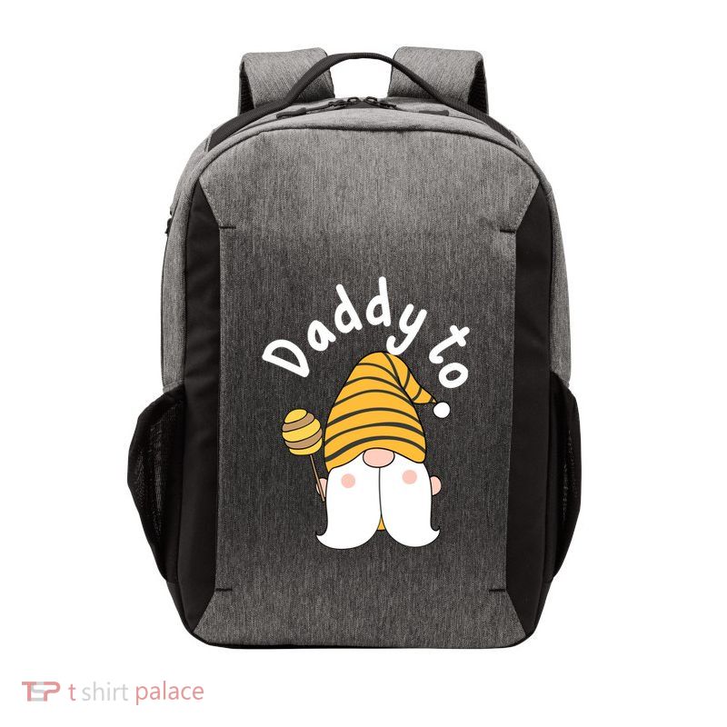 Funny Daddy To Bee New Father To Be Bee Gnome Gift Vector Backpack