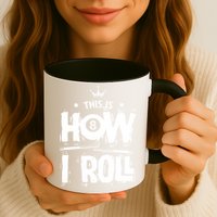 Father's Day This Is How I Roll Billiards Pool Player Gift For Dad Mug
