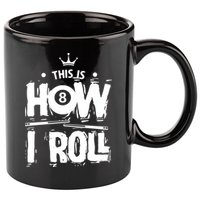 Father's Day This Is How I Roll Billiards Pool Player Gift For Dad 11oz C Handle Ceramic Mug