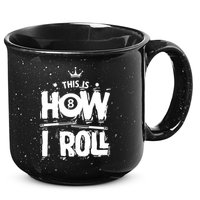 Father's Day This Is How I Roll Billiards Pool Player Gift For Dad 15oz Campfire Ceramic Mug