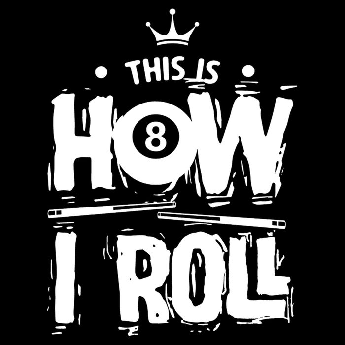 Father's Day This Is How I Roll Billiards Pool Player Gift For Dad Drawstring Bag