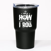Father's Day This Is How I Roll Billiards Pool Player Gift For Dad Tumbler
