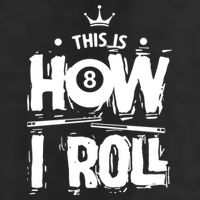 Father's Day This Is How I Roll Billiards Pool Player Gift For Dad Trucker Hat