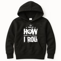 Father's Day This Is How I Roll Billiards Pool Player Gift For Dad Kids Hoodie