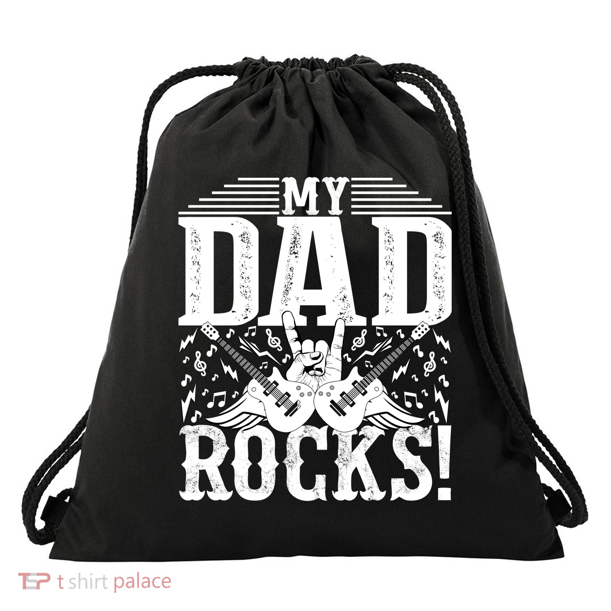 Father's Day T Drawstring Bag