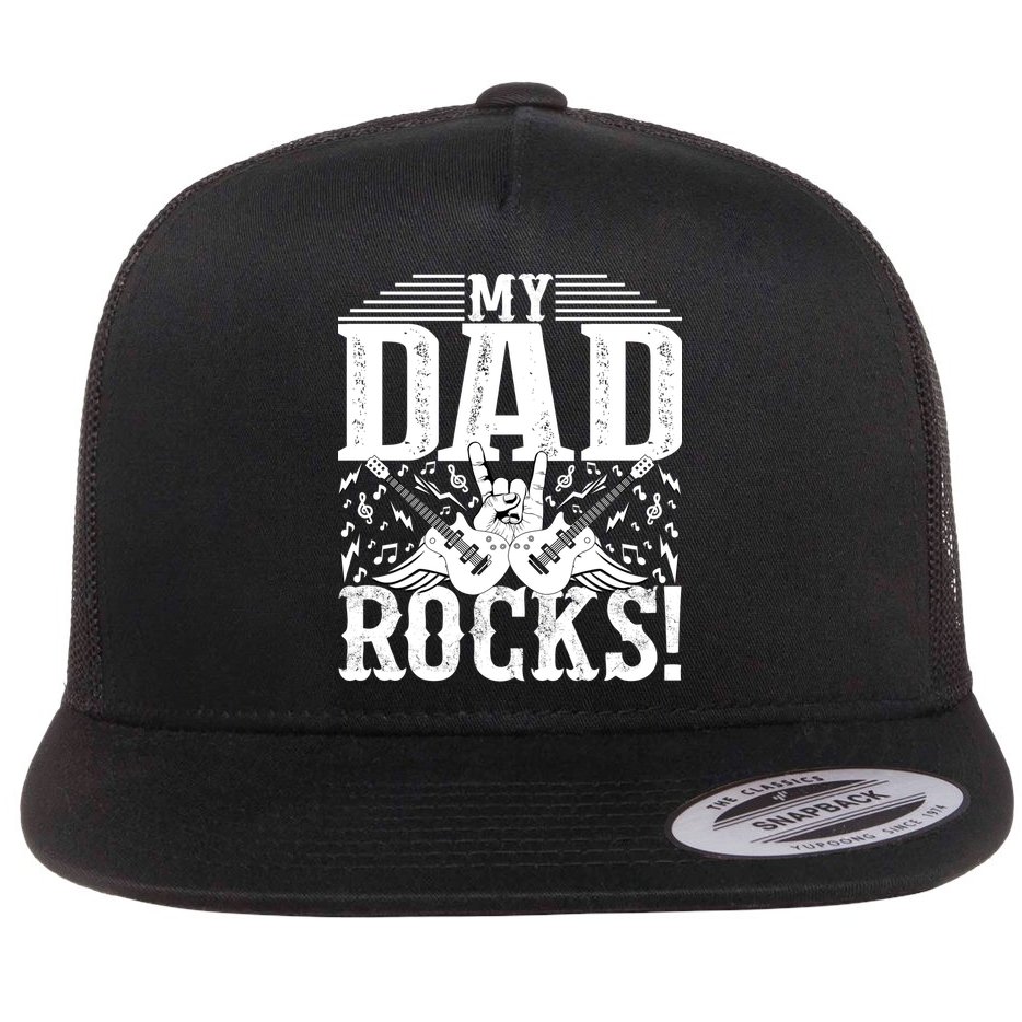 Father's Day T Flat Bill Trucker Hat