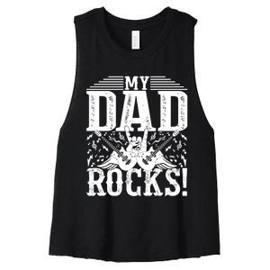 Father's Day T Women's Racerback Cropped Tank