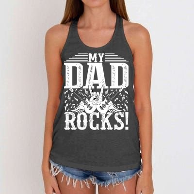 Father's Day T Women's Knotted Racerback Tank