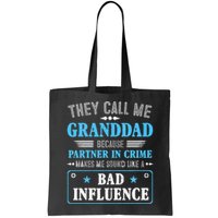 Fathers Day They Call Me Granddad Because Partner In Crime Bag
