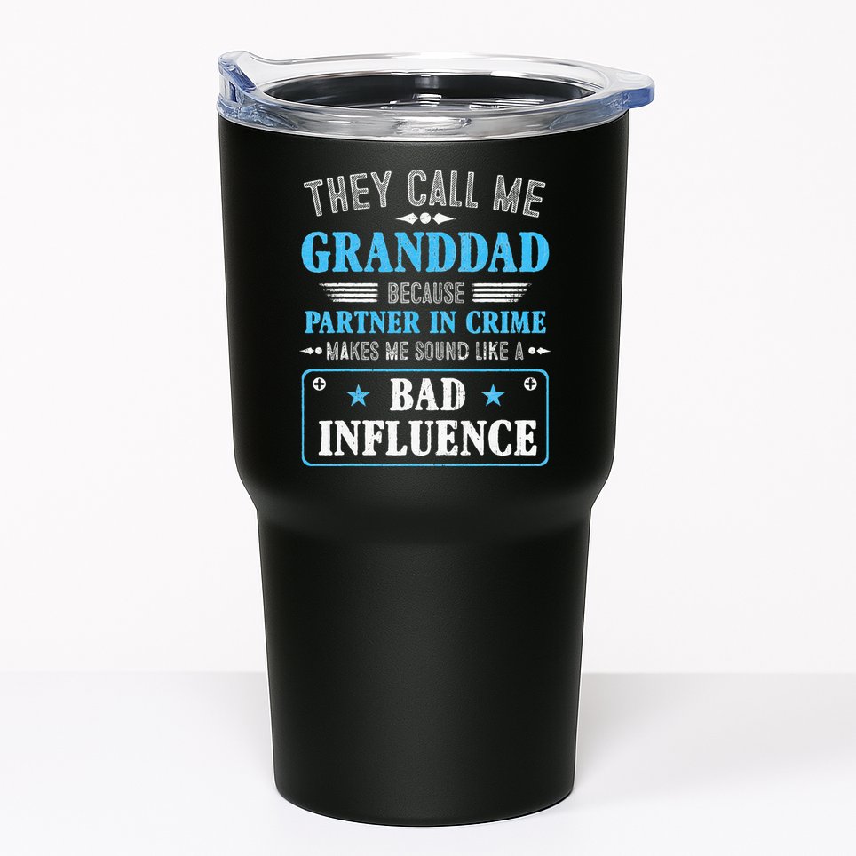 Fathers Day They Call Me Granddad Because Partner In Crime Tumbler
