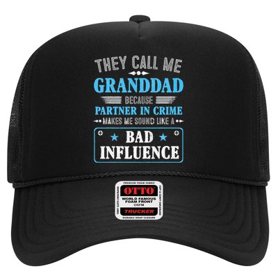 Fathers Day They Call Me Granddad Because Partner In Crime Trucker Hat