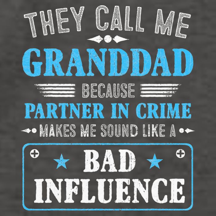 Fathers Day They Call Me Granddad Because Partner In Crime Vector Backpack