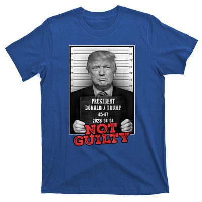 Funny Donald Trump Not Guilty Mug Shot T-Shirt