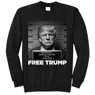 Free Donald Trump Mugshot Sweatshirt