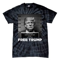 Free Donald Trump Mugshot Tie-Dye T-Shirt