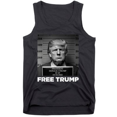 Free Donald Trump Mugshot Tank Top