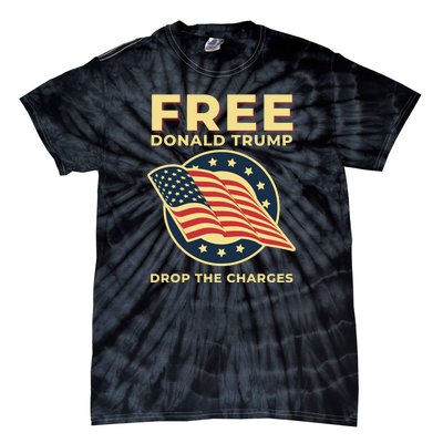 Free Donald Trump MAGA Conservative Tie-Dye T-Shirt