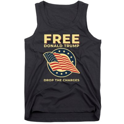 Free Donald Trump MAGA Conservative Tank Top