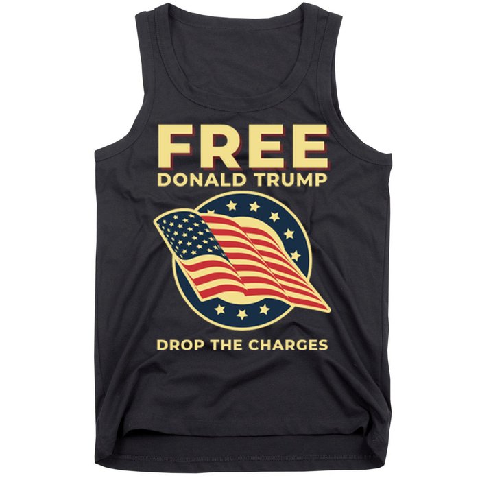 Free Donald Trump MAGA Conservative Tank Top