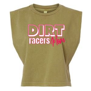 Funny Dirt Track Racing For Mom Gift Garment-Dyed Women's Muscle Tee