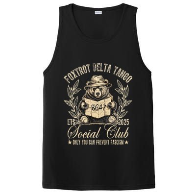 Foxtrot Delta Tango Social Club Only You Can Prevent Fascism Gift PosiCharge Competitor Tank