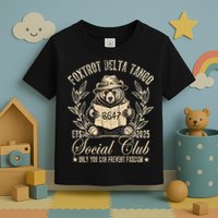 Foxtrot Delta Tango Social Club Only You Can Prevent Fascism Gift Toddler T-Shirt