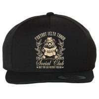 Foxtrot Delta Tango Social Club Only You Can Prevent Fascism Gift Wool Snapback Cap