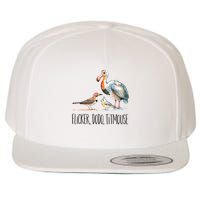 Flicker Dodo Titmouse Apparel Bird Nerd Wildlife Bird Lover  Wool Snapback Cap