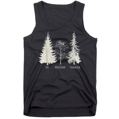 Fir Dogwood Tamarack Vintage Tree National Park Tank Top