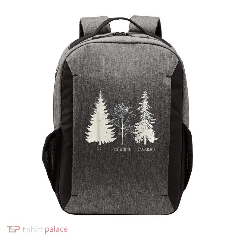 Fir Dogwood Tamarack Vintage Tree National Park Vector Backpack