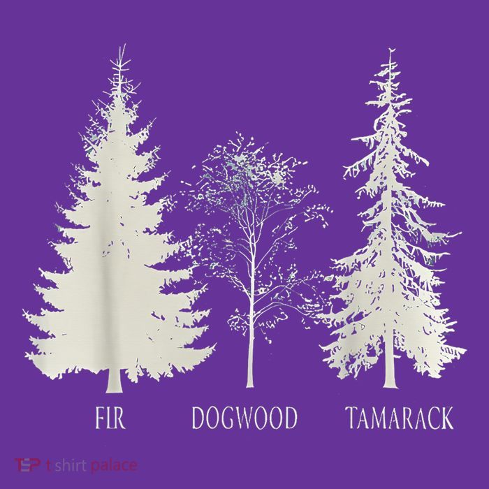 Fir Dogwood Tamarack Vintage Tree National Park Kids T-Shirt