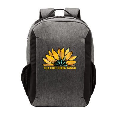 Foxtrots Deltas Tangos Sunflower Flower Boho Floral Vector Backpack