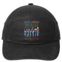 Freedom Democracy Tolerance And Justice For All Hands Off 7-Panel Snapback Hat
