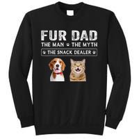 Fur Dad The Man The Myth Men Gift Funny Dog Cat Fathers Day Sweatshirt