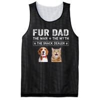 Fur Dad The Man The Myth Men Gift Funny Dog Cat Fathers Day Mesh Reversible Basketball Jersey Tank