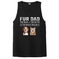 Fur Dad The Man The Myth Men Gift Funny Dog Cat Fathers Day PosiCharge Competitor Tank