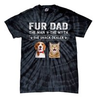 Fur Dad The Man The Myth Men Gift Funny Dog Cat Fathers Day Tie-Dye T-Shirt