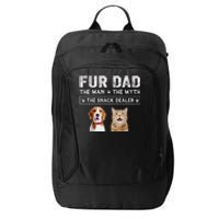 Fur Dad The Man The Myth Men Gift Funny Dog Cat Fathers Day City Backpack