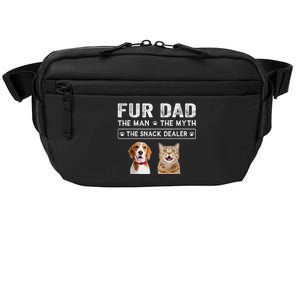 Fur Dad The Man The Myth Men Gift Funny Dog Cat Fathers Day Crossbody Pack