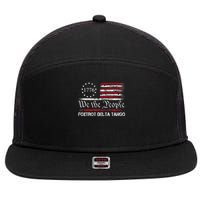 Foxtrots Delta Tangos Funny Foxtrots Delta Tangos   7 Panel Mesh Trucker Snapback Hat