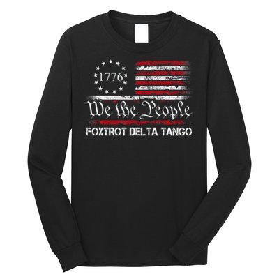 Foxtrots Delta Tangos Funny Foxtrots Delta Tangos   Long Sleeve Shirt