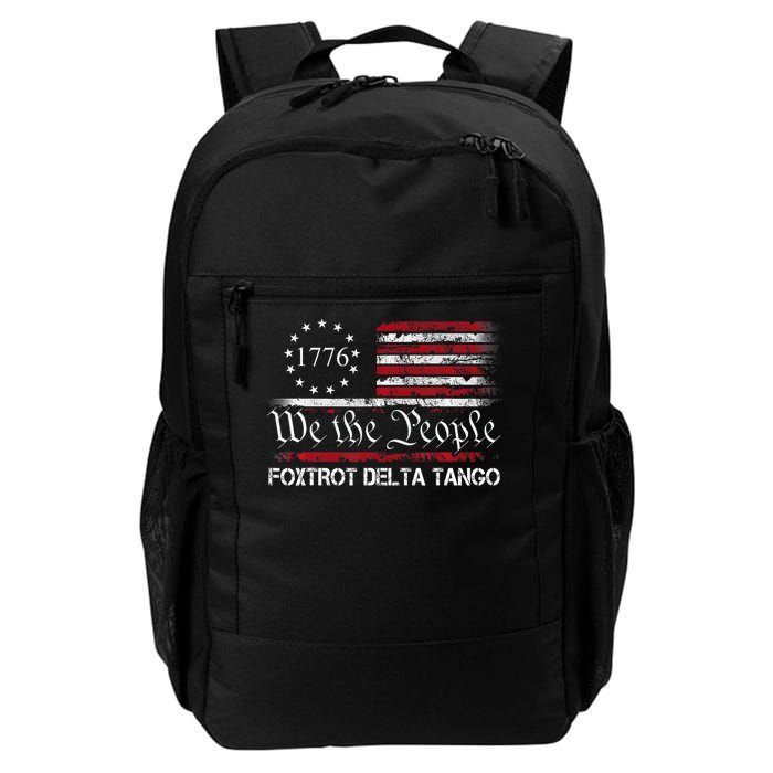 Foxtrots Delta Tangos Funny Foxtrots Delta Tangos   Backpack