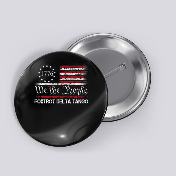 Foxtrots Delta Tangos Funny Foxtrots Delta Tangos   Button